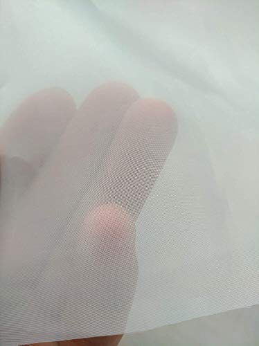 3 Yards 1.27 Meters Silk Screen Printing Fabric Mesh Screen Printing Mesh Wide High Tension Mesh Making Ink Supplies 160 Mesh（64T）