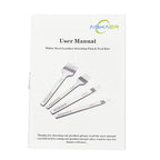 Aiskaer Leather Stitching Punch Diamond Stitching Chisel Set, 4mm White Steel 1/2/4/6 Prong for Leather Craft DIY