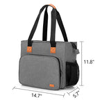 Luxja Embroidery Project Carrying Bag, Embroidery Kits Storage Bag (Bag Only), Gray