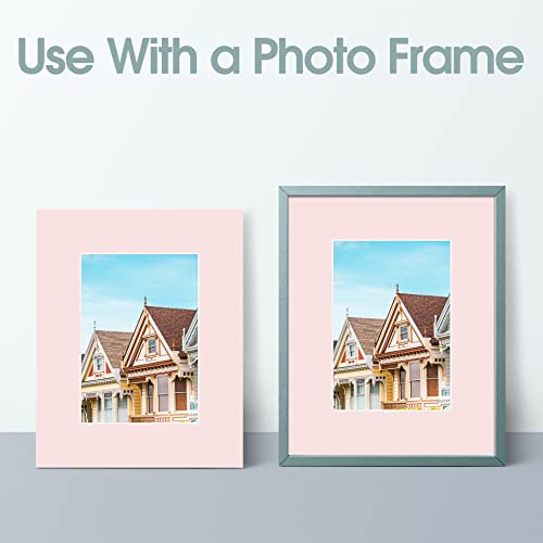 Golden State Art Picture Mat 8x10 for 5x7 Photos (Pack of 20), Assorted Colors