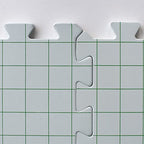 Boye Interlocking Needlepoint, Knitting, and Crochet Blocking Boards, 12'' W x 12'' L, White, 4 Pc