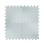 Boye Interlocking Needlepoint, Knitting, and Crochet Blocking Boards, 12'' W x 12'' L, White, 4 Pc