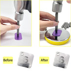 Steel Bench Block and Metal Stamping Hammer Kit, No-Rebound Metal Bench Block, Jewelry Stamping Hammer, Jewelry Metal Stamping Tools for Jewelry Making & Metal Stamping
