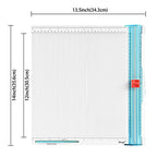 Craft Paper Trimmer and Scoring Board: Ecraft 12 x 12inch Paper Trimmer Cutter Score Board, Scoring Tool with Paper Folding, for Making Scrapbooking, Cards, Envelope, Coupons and Photo