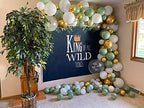 GIHOO 137PCS Sage Green Balloon Garland Arch Kit White Gold Confetti Balloons Retro Green Balloon and Gold Metallic Chrome Latex Balloons Set for Wedding Birthday Balloons Baby Shower Decorations