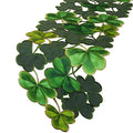 Simhomsen Embroidered Irish Clover Table Runner for St. Patrick’s Day, Spring Decorations (14 x 34 inches)