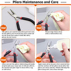 PAXCOO Jewelry Making Supplies Kit with Jewelry Tools, Jewelry Wires and Jewelry Findings for Jewelry Repair and Beading