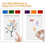 Ink Pad, 15 Colors Finger Washable Stamp Pads for Kids