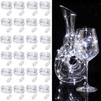 LEDIKON 24 Pack Cool White Fairy Lights Battery Operated 3.3ft 20 LED Firefly Lights, Waterproof Mini String Lights for Wedding Party Crafts Mason Jars Decor