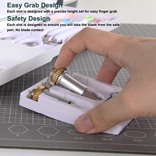 Tool Organizer for Cricut Maker 3 & Maker, Cricut Blade Storage Accessories and Supplies for Cutting Blades, Cricut Machine Organization and Storage Tools, Knife and Blade Bundle Organizer (Tool Mod)