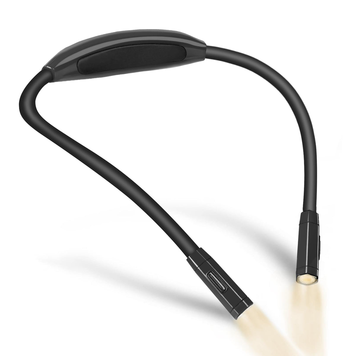 Vekkia Lightweight Neck Reading Light, Book Light for Reading in Bed, Neck Light for Knitting,3 Colors,9 Brightness,Rechargeable,Hand Free,Portable,Long Lasting,Suitable for Crocheting,Sewing,Craft