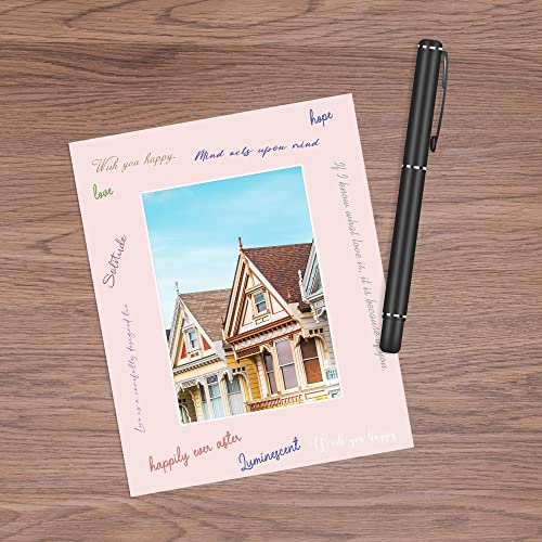 Golden State Art Picture Mat 8x10 for 5x7 Photos (Pack of 20), Assorted Colors