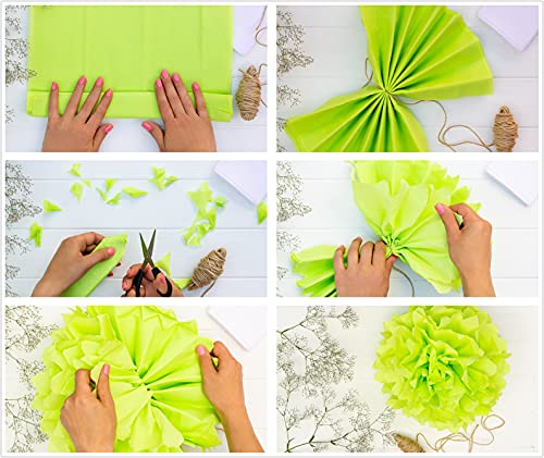 KESOTE Colored Tissue Paper for Gift Bags Crafts, 14" x 20" Tissue Paper Bulk 100 Sheets Gift Paper Tissue for Packaging - 20 Colors