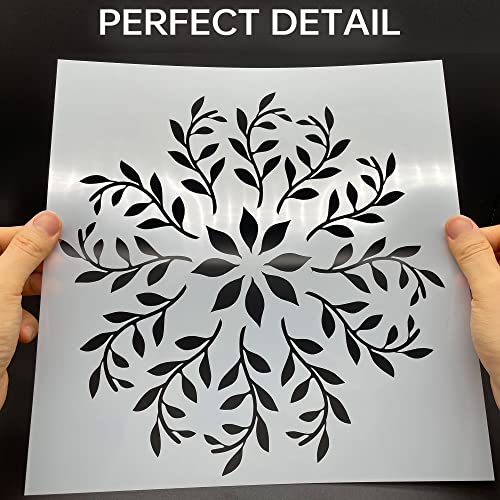 10PCS 7mil Blank Mylar Stencil Sheets,12X12 inch Milky Translucent PET Blank Stencils Sheets,Template Material for Cutting Machines, Laser Cutting, Food-Safe Craft Plastic