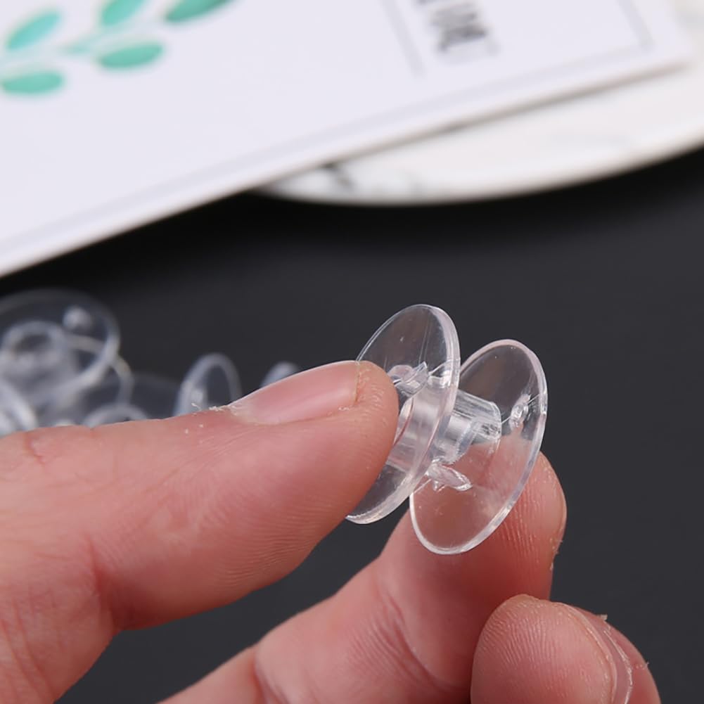 YEQIN 20Pcs Clear Plastic Sewing Machine Bobbins, Sa156 Bobbins, Bobbins Class 15, Compatible with Brother Singer Sewing and Embroidery Machine (20pcs Bobbins)