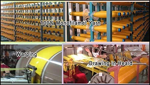 3 Yards 1.27 Meters Silk Screen Printing Fabric Mesh Screen Printing Mesh Wide High Tension Mesh Making Ink Supplies 160 Mesh（64T）