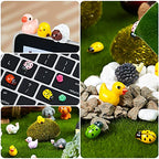 100 Pcs Mini Ocean Resin Animals Miniature Ocean Animals Tiny Figurine Tiny Resin Trinkets Marine Aquarium Ornaments Dollhouse Decorations for DIY Tank Potted Garden Landscape Accessory(Stylish Style)