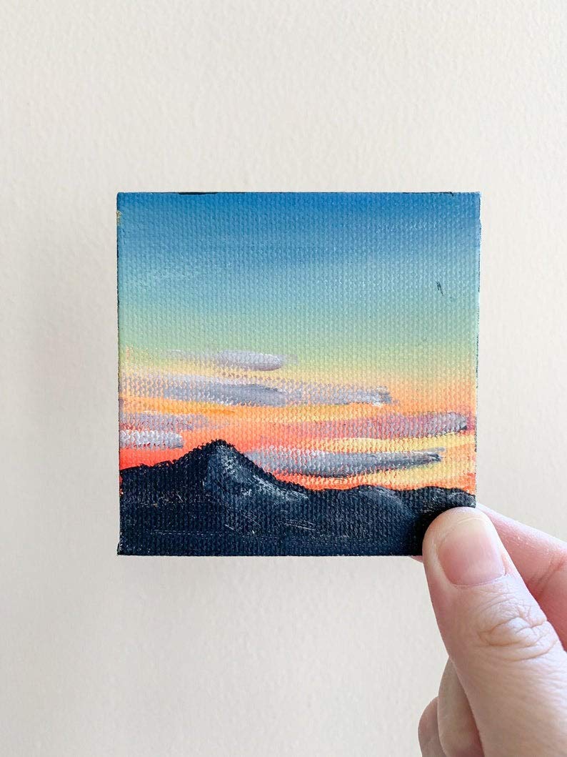 24 Pack Mini Canvas Panels 4x4 Artist Canvas Boards, Double-Wrapped Acid Free Small Art Canvas Value Pack for Oil & Acrylic Painting.