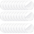 30 Pieces Acrylic Disc Clear Acrylic Circle Blanks Round Acrylic Sheets Transparent Acrylic Ornaments Blanks Round Acrylic Disk for Halloween Christmas Thanksgiving Day DIY Projects Crafts (3.5 Inch)