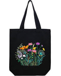Canvas Tote Bag Embroidery Kit with Pattern, Beginner Embroidery Kits for Adults, Arts and DIY Crafts Embroidery Starter kit, Include Stamped Embroidery Bag, Embroidery Hoops, Color Threads and Tool.