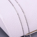 60ft Jewelry Necklace Chains 2mm Jewelry Chain Links for Making Bracelets Earrings DIY Craft Supplies Findings, 6-Colors Gold Silver Copper Plated Metal Cable Rolo Link Chain Rolls Bulk