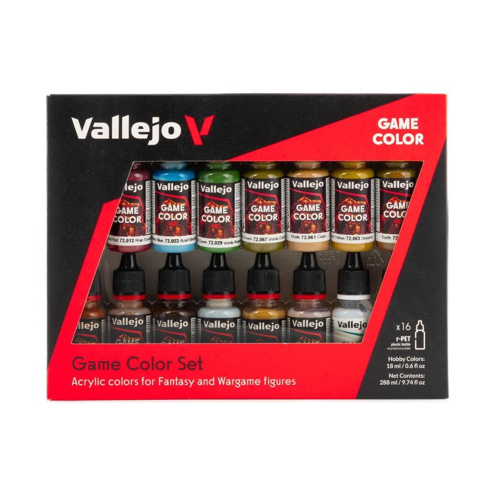 Game Color Specialist Set | Expert Set for Fantasy and Wargame Figures | 16 Bottles x 18 ml (0.60 fl.oz.)