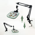 Hand Embroidery Stand Lap,Folding Cross Stitch Stand Clamp, Hand Embroidery Hoop Holder 360 Rotated Embroidery Holder Stand ,Embroidery Hoops Stand Suitable for Embroidery Hoops（Black）