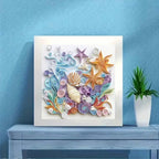 ZQEATRY Shell & Starfish Diamond Art Kit — 12×12 Inch