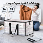 8-Pack Heavy-Duty Moving & Storage Bags — Clear