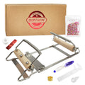 Adjustable Bead Loom,Seed Bead Loom Kit Includes Thread,Beading Needles, 8000 Grains Czech Beads,Calipers, Thimble,Yarn Scissors for Adults Kit,Bracelet Making Kit