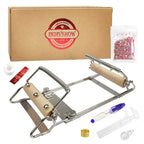 Adjustable Bead Loom,Seed Bead Loom Kit Includes Thread,Beading Needles, 8000 Grains Czech Beads,Calipers, Thimble,Yarn Scissors for Adults Kit,Bracelet Making Kit