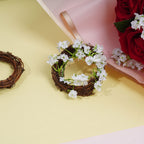 Grapevine Wreath Set, Marrywindix 16 Pieces Natural Vine Branch Wreath Christmas DIY Rattan Wreath Garland for Christmas Holiday Craft Wedding Decor (3 in.)