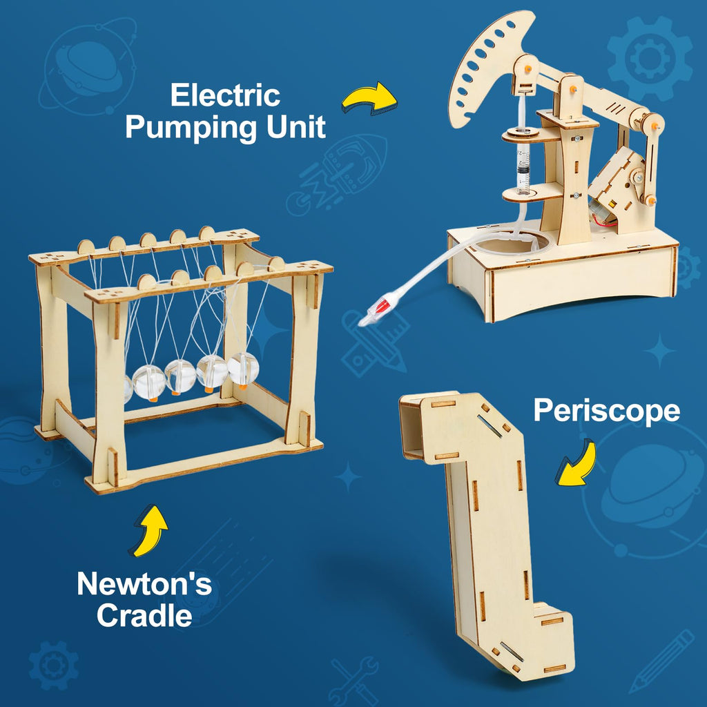 Wooden STEM Science & Craft Kit for Kids Ages 8–12