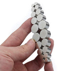 DIYMAG 100Pcs 5 Different Sizes Small Refrigerator Magnets, Tiny Round Disc Fridge Magnets for Office, Hobbies, Crafts, Whiteboard, Dry Erase Board and Push Pins