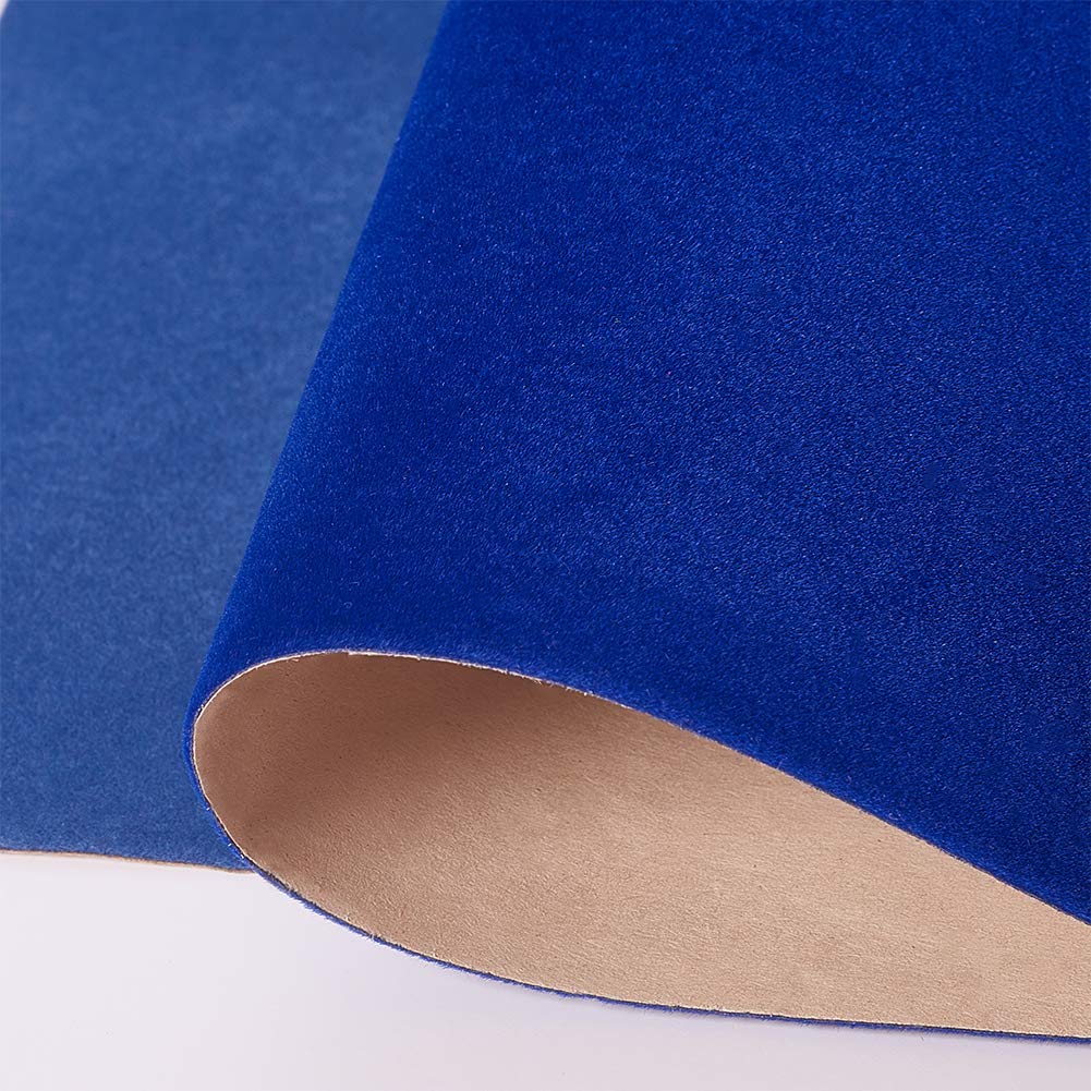 19 Colors 8.3x11.8 Velvet Fabric Sticky Back Adhesive Back Sheets A4 Self-Adhesive Velvet Fabric Sheet for Halloween Christmas Decor Art and Craft Making