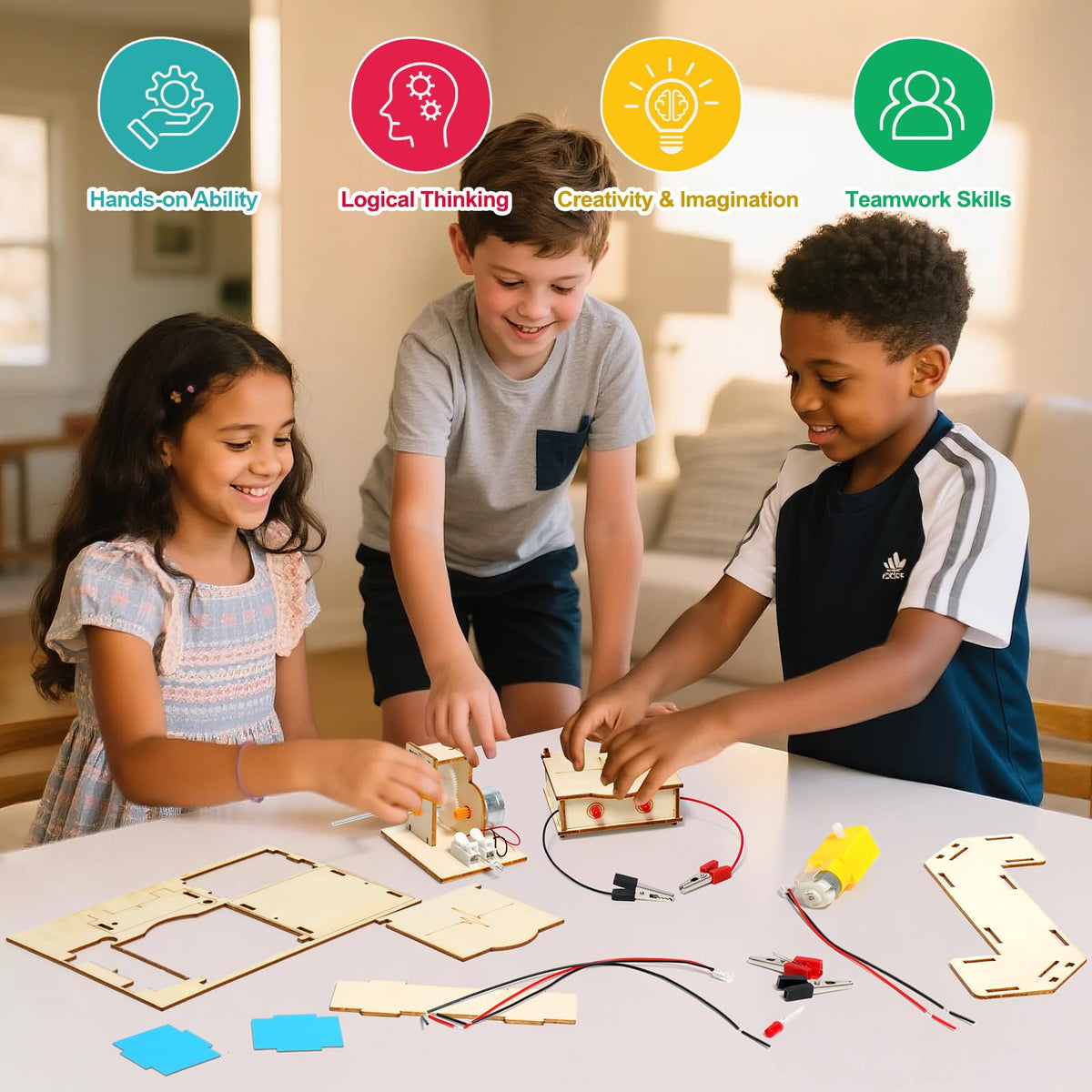 Wooden STEM Science & Craft Kit for Kids Ages 8–12