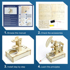 Wooden STEM Science & Craft Kit for Kids Ages 8–12