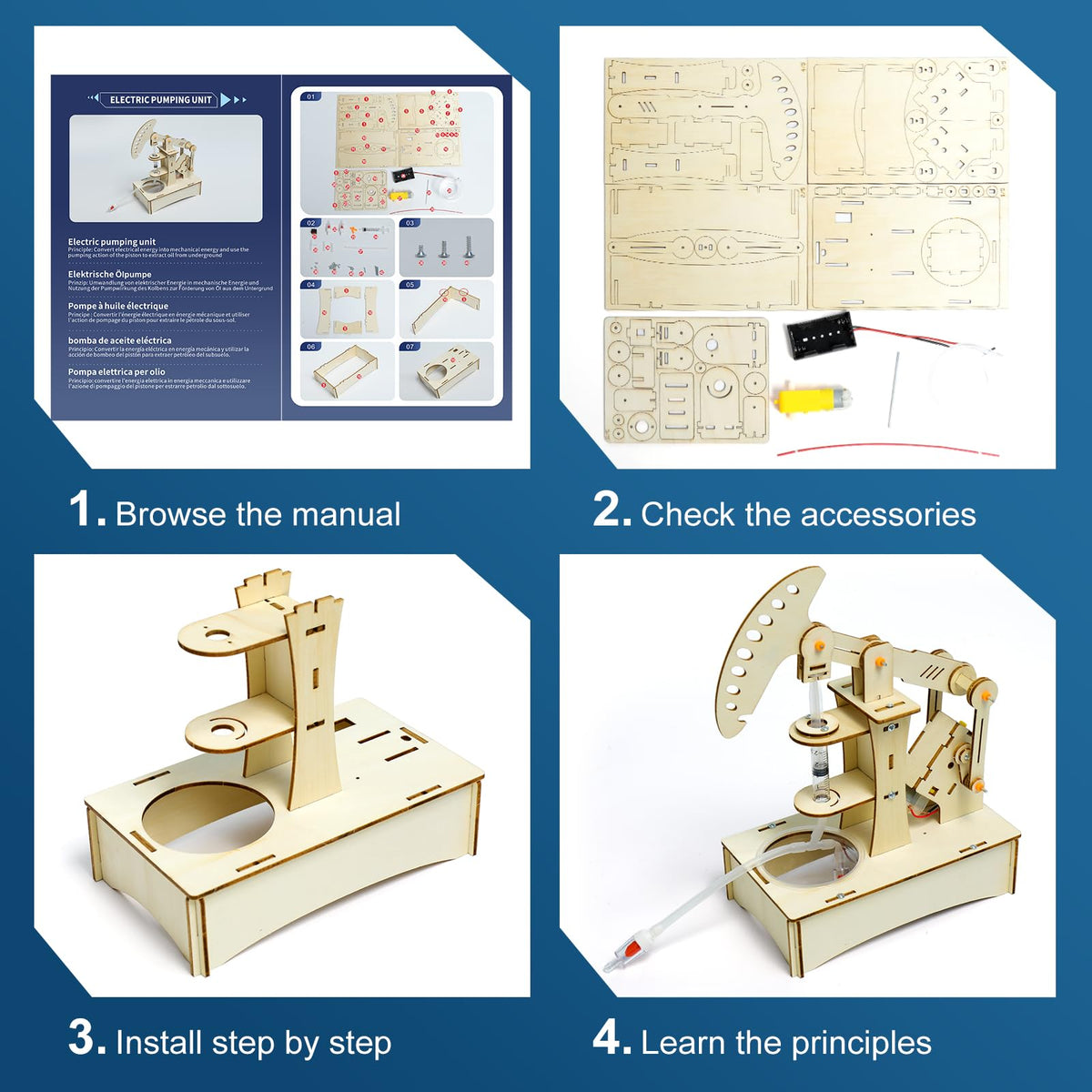 Wooden STEM Science & Craft Kit for Kids Ages 8–12