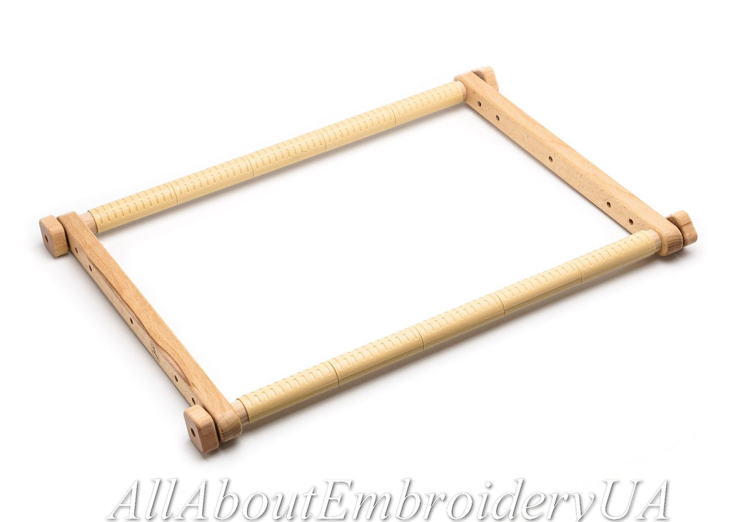 Needlepoint Embroidery Tapestry Scroll Frame Made of Organic Beech, Wooden Cross Stitch Frame, Needlepoint Holder, Stitching Frame (15.7" х 22")