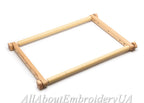 Needlepoint Embroidery Tapestry Scroll Frame Made of Organic Beech, Wooden Cross Stitch Frame, Needlepoint Holder, Stitching Frame (15.7" х 22")