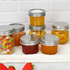 20-Pack Mini Glass Mason Jars with Lids — 4 oz