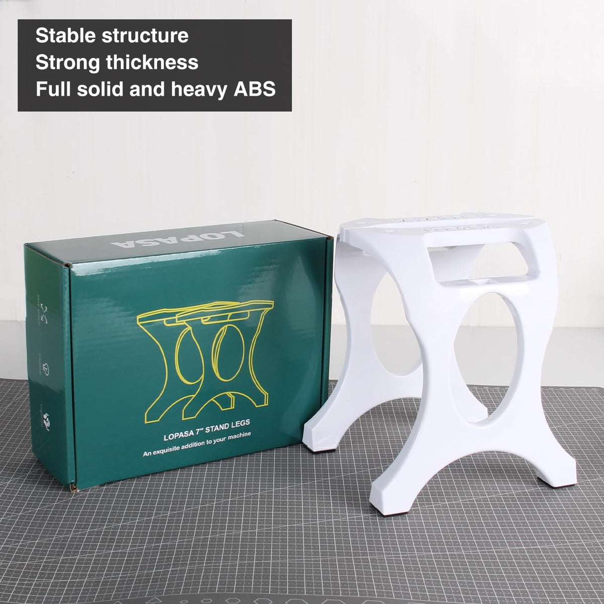 LOPASA 7'' Stand Legs for Cricut Maker 3/ Maker/Explore 3/ Explore Air 2 Machine Storage and Organization, Cutting Machine Accessories and Supplies and Tools Organizer, Table Space Saving