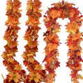 3-Pack Fall Leaf Garland for Thanksgiving Decor