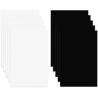 10Pcs 0.5mm Fursuit Eyes Mesh Plastic PVC White Black Mesh Sheet Waterproof Printable Blank Handicrafts Making for Mask Furry Cosplay Props Fursuits Sculpting Home Decor 11.8in x 7.87in Supplies