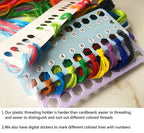 Hyamass 10pcs Embroidery Floss Organizer Cross Stitch Thread Holder Storage Tool Needlework Project Card