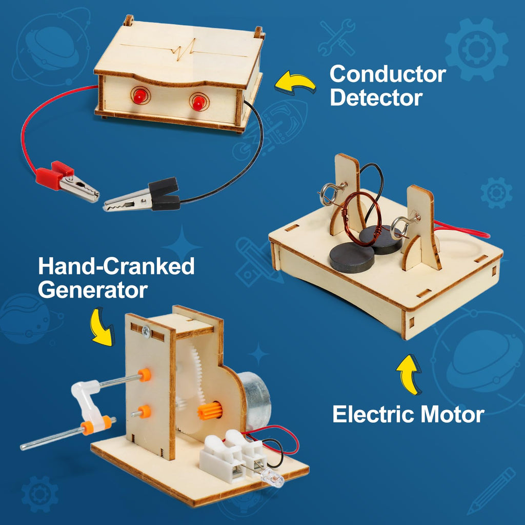 Wooden STEM Science & Craft Kit for Kids Ages 8–12