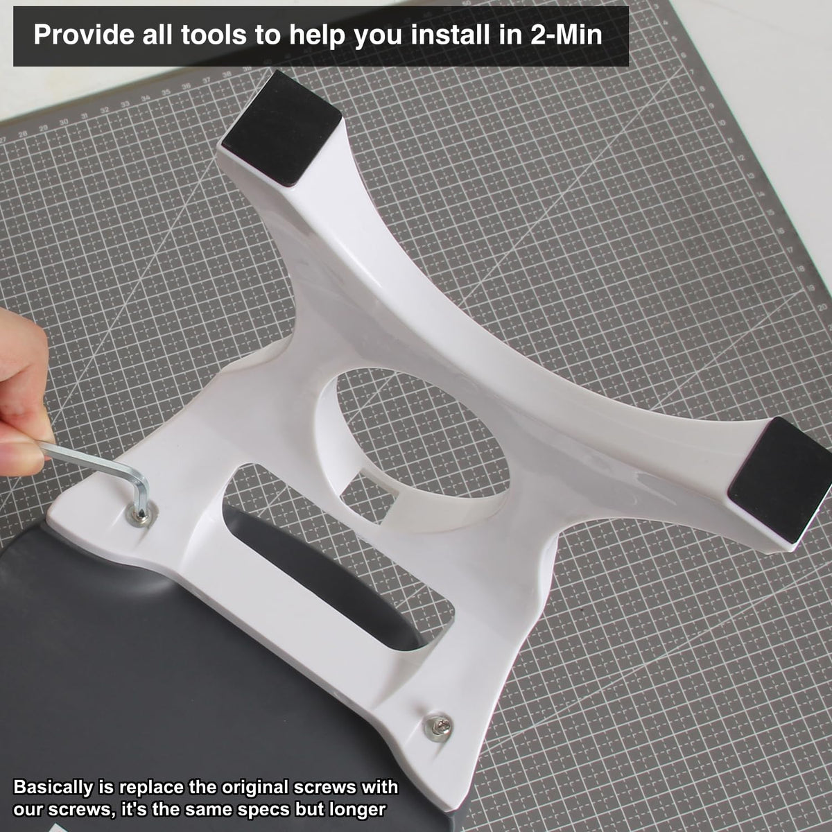 LOPASA 7'' Stand Legs for Cricut Maker 3/ Maker/Explore 3/ Explore Air 2 Machine Storage and Organization, Cutting Machine Accessories and Supplies and Tools Organizer, Table Space Saving