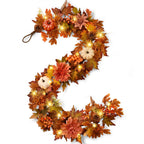 Fall Decorations for Home, Fall Garland for Mantle,Fall Garland with Lights