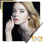 24 Pairs Magnetic Necklace Bracelet Clasps Magnet Converter Jewelry Extenders Locking Clasps for Bracelet Necklace Making(Gold, Silver)