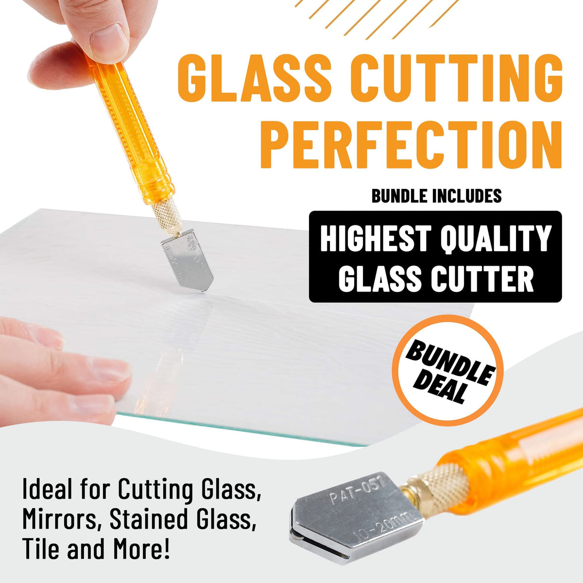 Home Pro Shop Premium Glass Bottle Cutter Kit - DIY Glass Cutter for Bottles - Beer & Wine Bottle Cutter Tool with Safety Gloves & Accessories (All in One)
